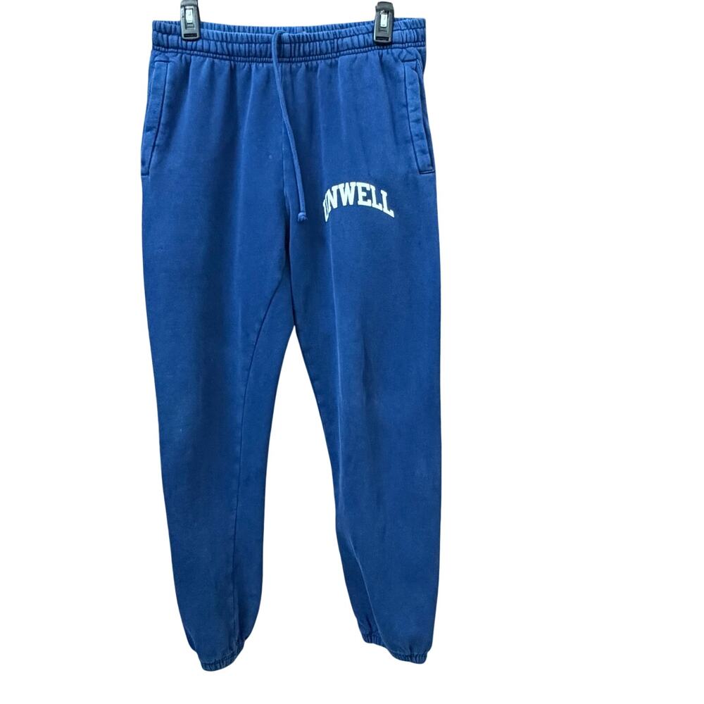 Unwell Tour Call Her Daddy Womens Medium Sweatpants Joggers Blue Thick Navy